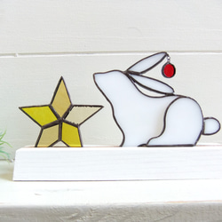 ☆Lucky star Rabbit （yellow)☆　干支 兎　Creema限定 1枚目の画像