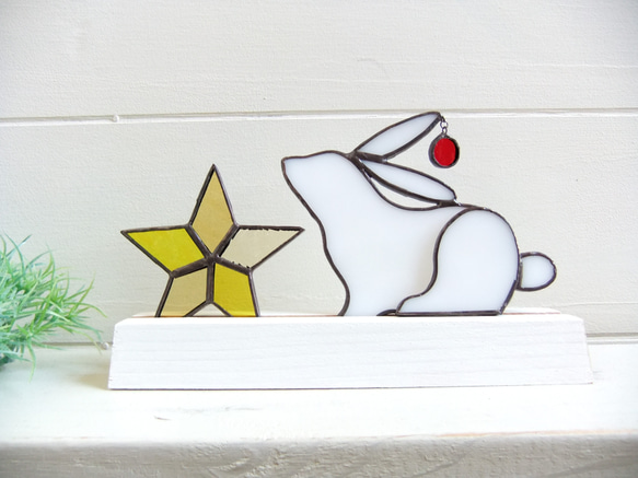 ☆Lucky star Rabbit （yellow)☆　干支 兎　Creema限定 1枚目の画像
