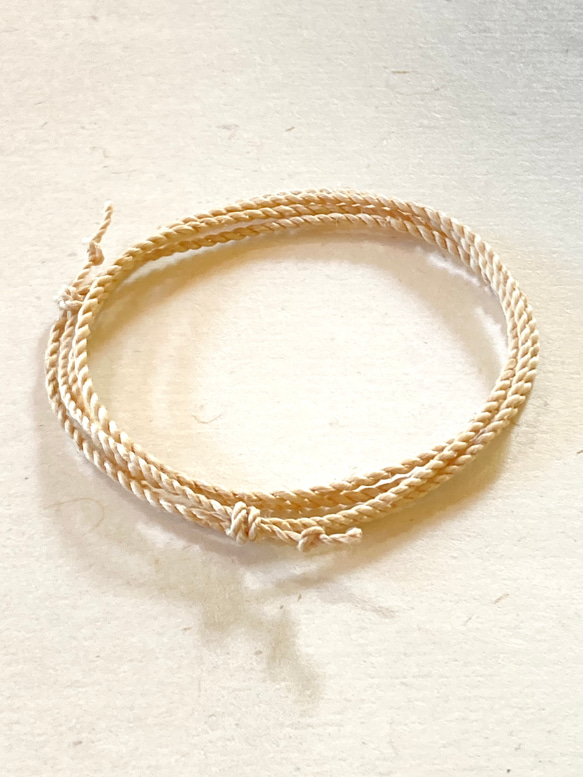 精麻 ネックレスより紐 調整付き ネックレス・ペンダント Sawre Rera