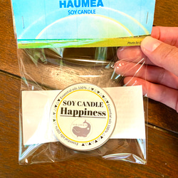 ★Happiness 冬を乗り切るためにお勧めしたいアロマキャンドル ソイキャンドル　精油　プレゼント　プチギフト 2枚目の画像