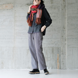 【復刻版】一款吸睛的圍巾！大拼接披肩（22w-18）A款 第11張的照片