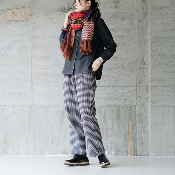 【復刻版】一款吸睛的圍巾！大拼接披肩（22w-18）A款 第11張的照片