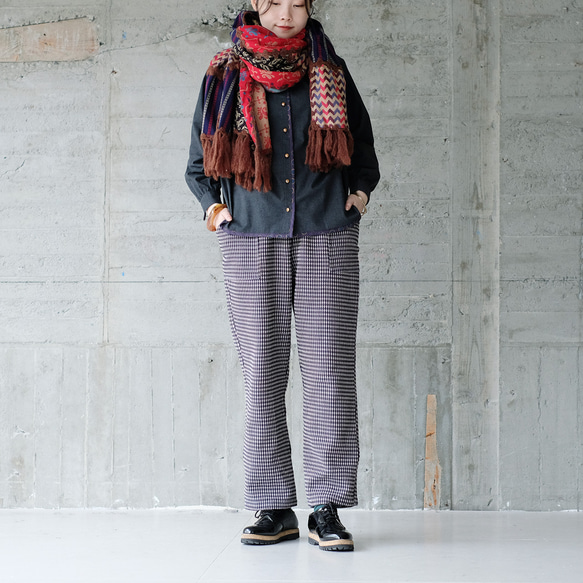 【復刻版】一款吸睛的圍巾！大拼接披肩（22w-18）A款 第10張的照片