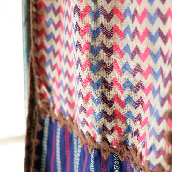 【復刻版】一款吸睛的圍巾！大拼接披肩（22w-18）A款 第16張的照片