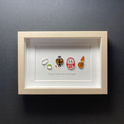 シーグラスアート「縁起物・小」 その他アート ゆきみ工房 通販