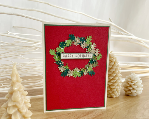 Kintaro　クリスマスカード　リース Kintaro様専用 クリスマスカード リース