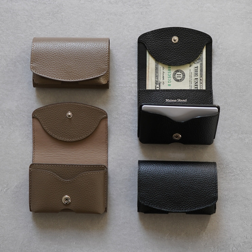メゾンエスボンド maisonsbond 三つ折り財布 Amy Black | Maison Sbond