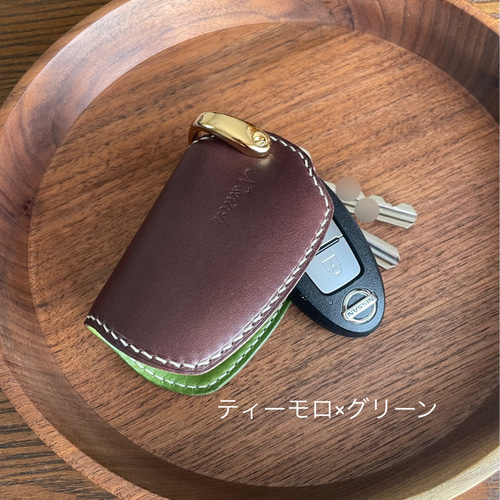 受注製作〉キーケース “Rough-Keycase” スマートキー+鍵2本収納 受注製作〉キーケース “Rough-Keycase” スマートキー+鍵2本収納