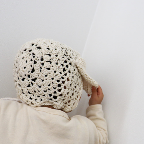 再販！】うさ耳ボンネット 帽子(ベビー・キッズ) mimo.cona 通販