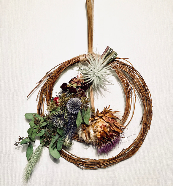 専用＊アーティチョーク&スモークツリー ドライフラワースワッグ