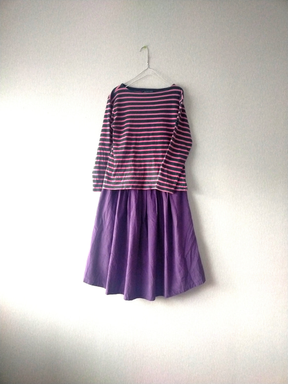 コーデュロイギャザースカート ✨選べる27色 & スカート丈✨ 人気カラー 5枚目の画像