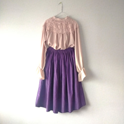 コーデュロイギャザースカート ✨選べる27色 & スカート丈✨ 人気カラー 4枚目の画像