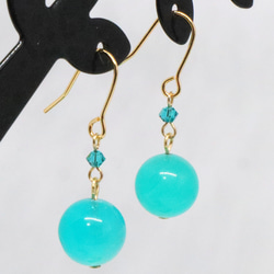 鑑別済 リビアングラス くりぬきリング 約13号 gem_ring35 指輪