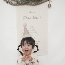 名入れ無料/Christmas tapestry/クリスマスタペストリー/ツリー/リース /クリスマス/タペストリー 7枚目の画像