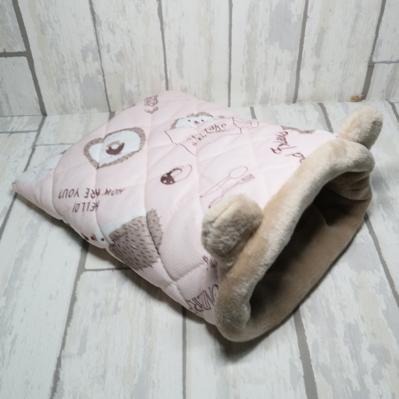 値下げ ¥1580→¥1280ハリネズミ用寝袋　Lサイズ　 1枚目の画像