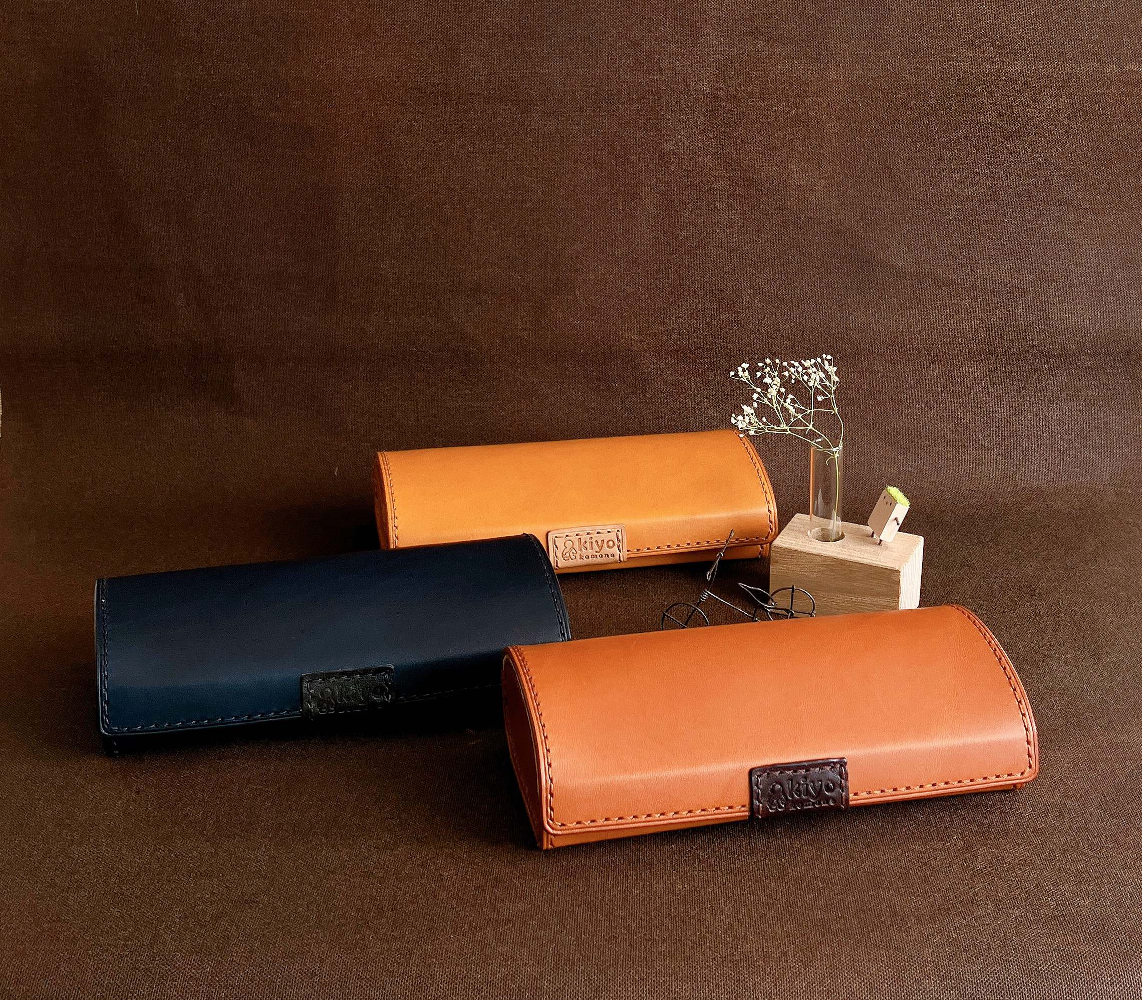 眼鏡ケース　レザー　革　メガネケース