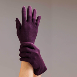 包郵【100%羊毛手套】113紫色/讓你的雙手看起來更漂亮的手套 第8張的照片
