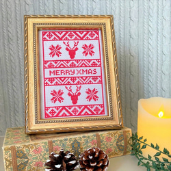 十字繡套件「Nordic☆Christmas」聖誕刺繡 第4張的照片