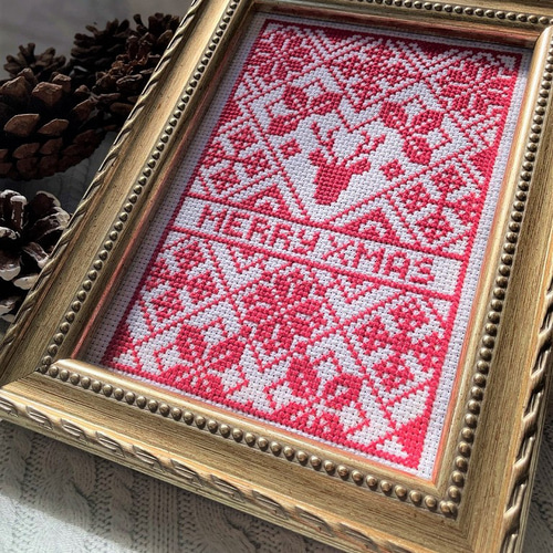 クロスステッチDL図案 PDF pattern ノルディッククリスマス お得