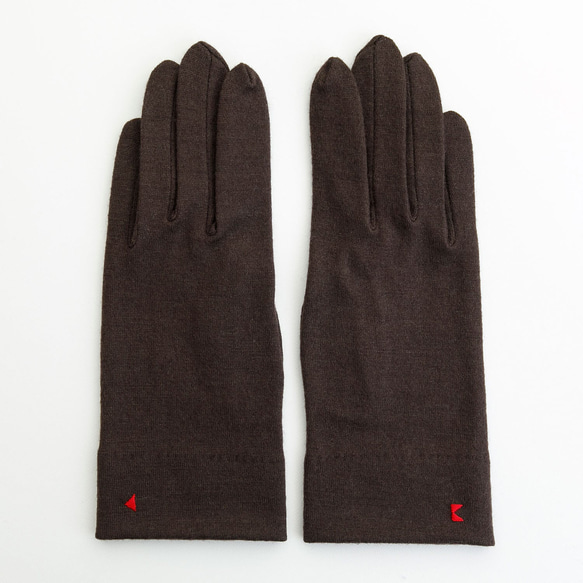 包郵【100%羊毛手套】115 巧克力/讓你的雙手看起來更漂亮的手套 第4張的照片