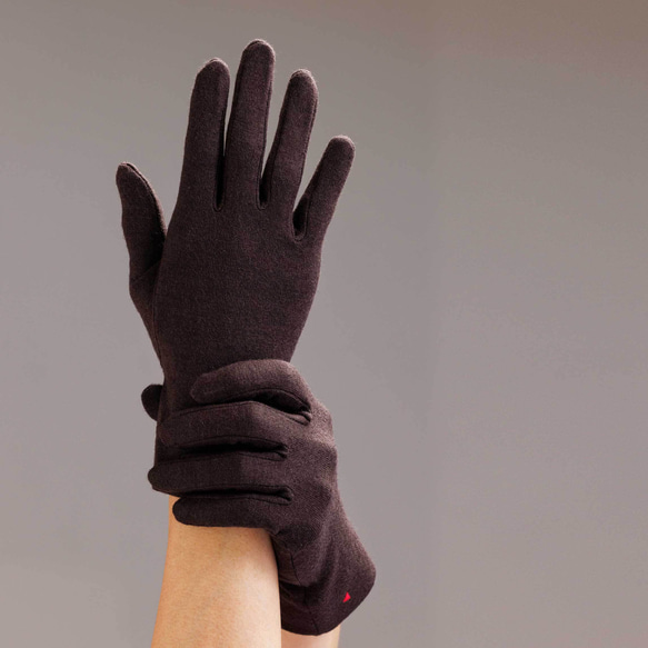 包郵【100%羊毛手套】115 巧克力/讓你的雙手看起來更漂亮的手套 第10張的照片