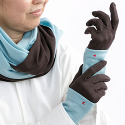 包郵【100%羊毛手套】115 巧克力/讓你的雙手看起來更漂亮的手套 第7張的照片
