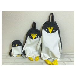 ペンギン巾着袋☆ハンドメイドオーダー お試し価格】ハンドメイド 巾着袋 ペンギン - メルカリ