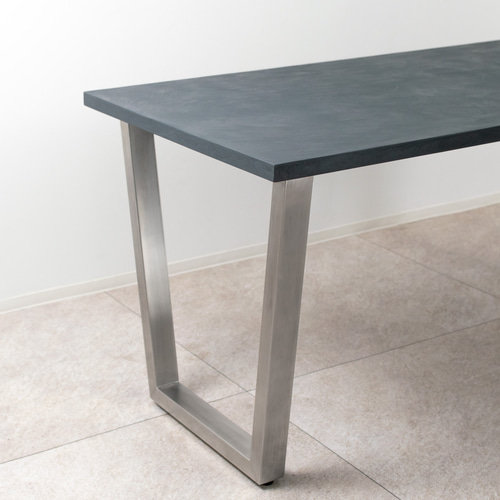 サイズが選べる」モールテックスダイニングテーブル（シルバー