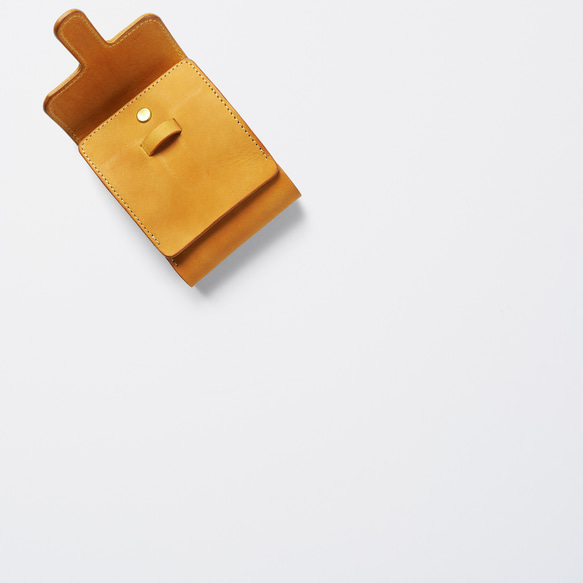 レザー差し込み財布/Color:Honey 3枚目の画像