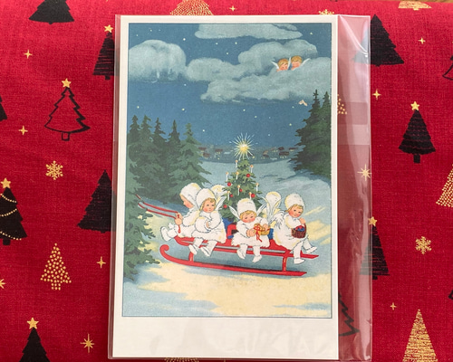 新柄入荷！ドイツより♪クリスマスカード！『アンティーク調