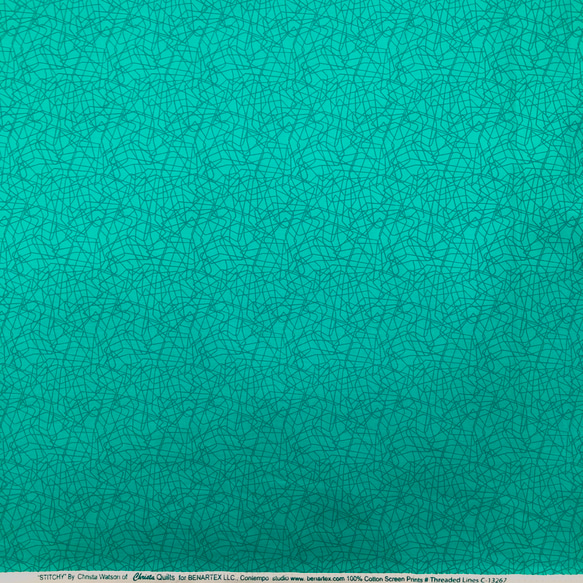 美國棉 BENATEX 螺紋線深藍綠色 第2張的照片