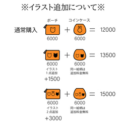 フラットポーチS　 UCHINOKOシリーズ　OKAYU FACTORY 11枚目の画像