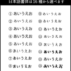 【名入れ 箔押し】オリジナル台紙 ミニ卵ちゃん台紙（黒）3way 日本製 ラッピング 13枚目の画像