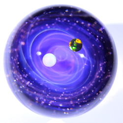 64mm Galaxy Glass Marble 宇宙ガラスマーブル - オブジェ no