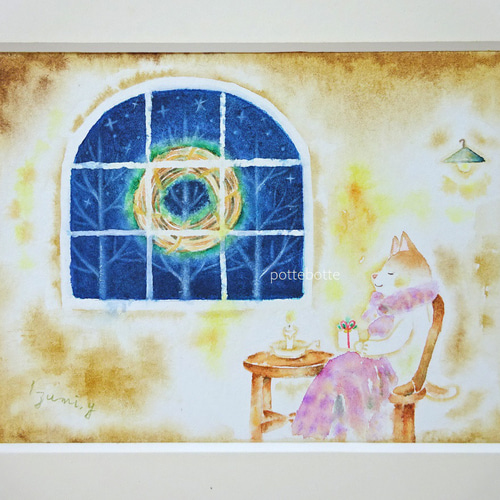 絵画水彩画パステル画※フレーム含む