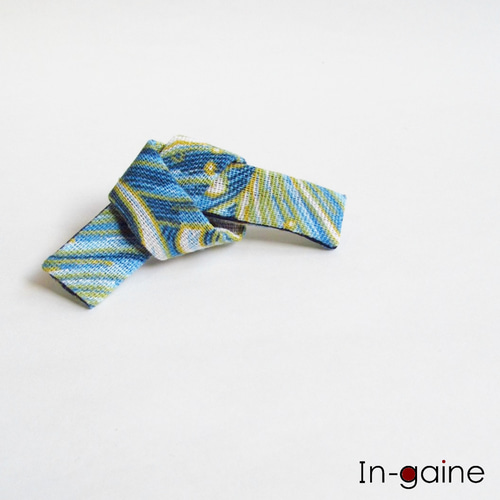 茶道具】茶杓仕覆 茶杓入れ(波模様)TYH-008W その他インテリア