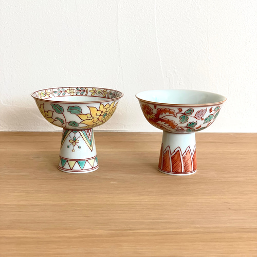 【正規販売店】 京焼・清水焼】京都 水野春陽窯 お椀 高台小鉢 色絵 モダン和柄 食器