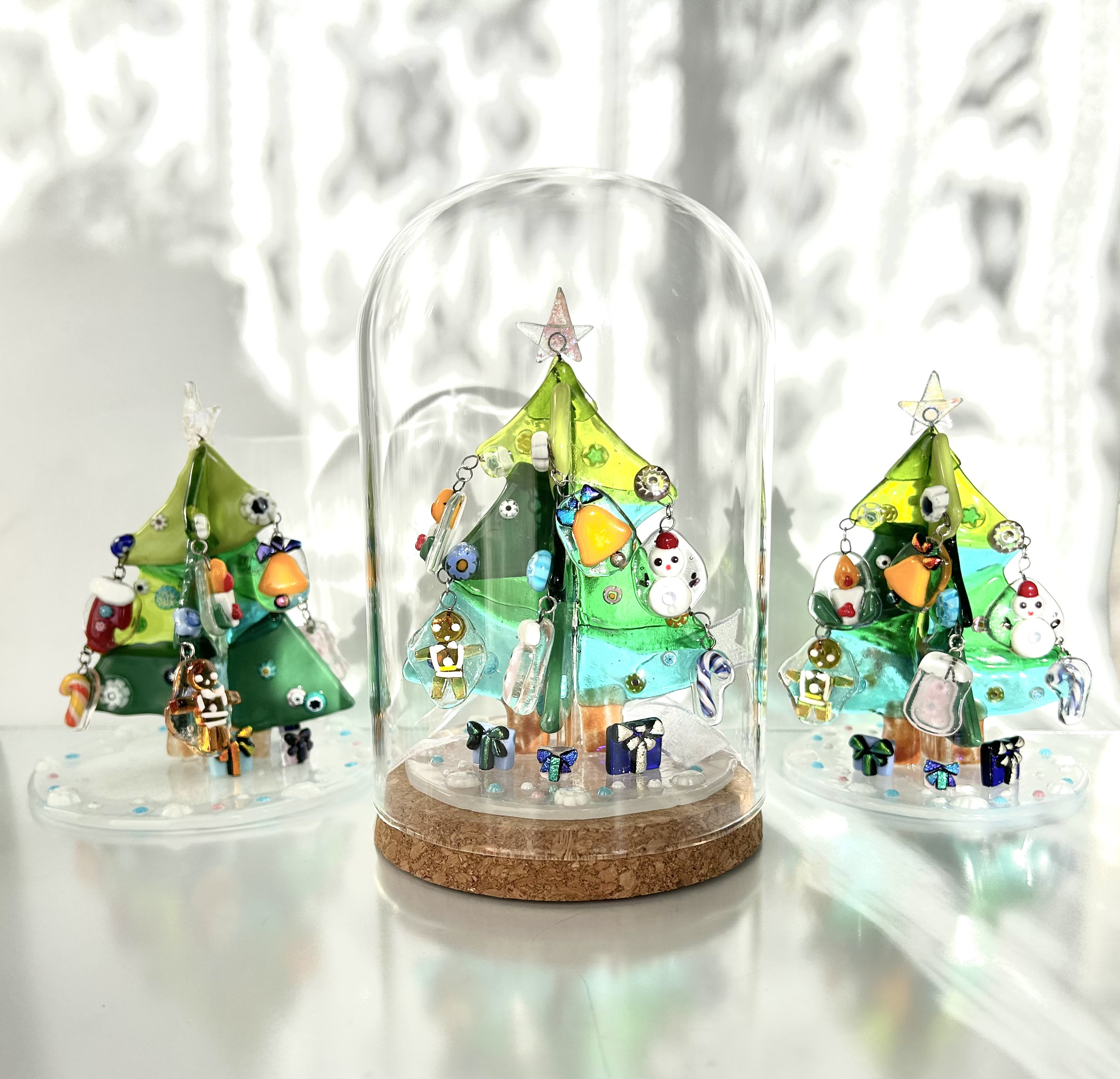 ムラーノガラス クリスマスツリー 金彩 ベネチアンガラス 吹きガラス ムラーノガラス クリスマスツリー 金彩 ベネチアンガラス 吹きガラス