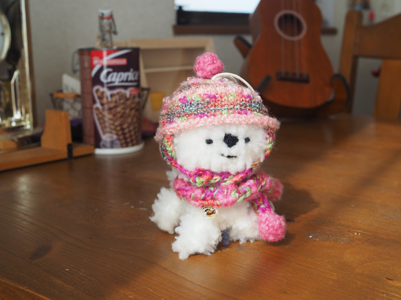 モフ犬(ホワイト・M)デイジーちゃん 9枚目の画像