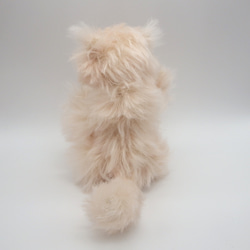 【テディベア】猫　長毛種　シャンパンピンク　デンスモヘア　ふさふさ【210】 4枚目の画像
