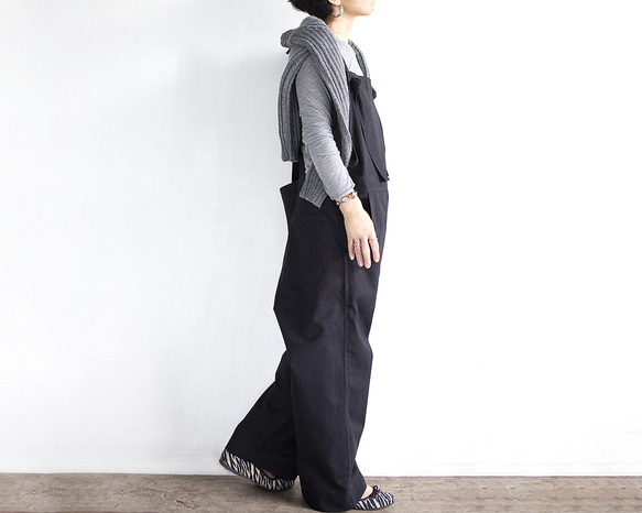 (難あり)コットンナイロンサロペットパンツ(☆Q☆) 難あり)コットンナイロンサロペットパンツ(☆Q☆) 難あり