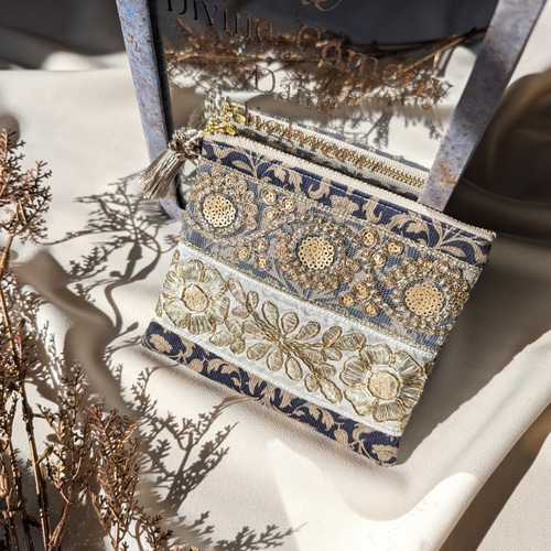 Olince-オリンス-✂︎インド刺繍のポーチ屋さん