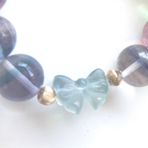 5-459透明力の強さ。カラフルなフローライトの透明な精鋭たちの