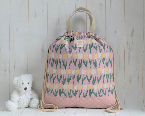 専用】ぶさかわ猫 特大チューリップバック(ブルー)