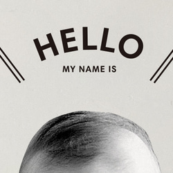 (命名書)HELLO MY NAME IS /ベビー/ニューボーン/ベビーポスター/ポスター/命名書 2枚目の画像