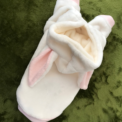もこもこパーカー犬服ハンドメイド