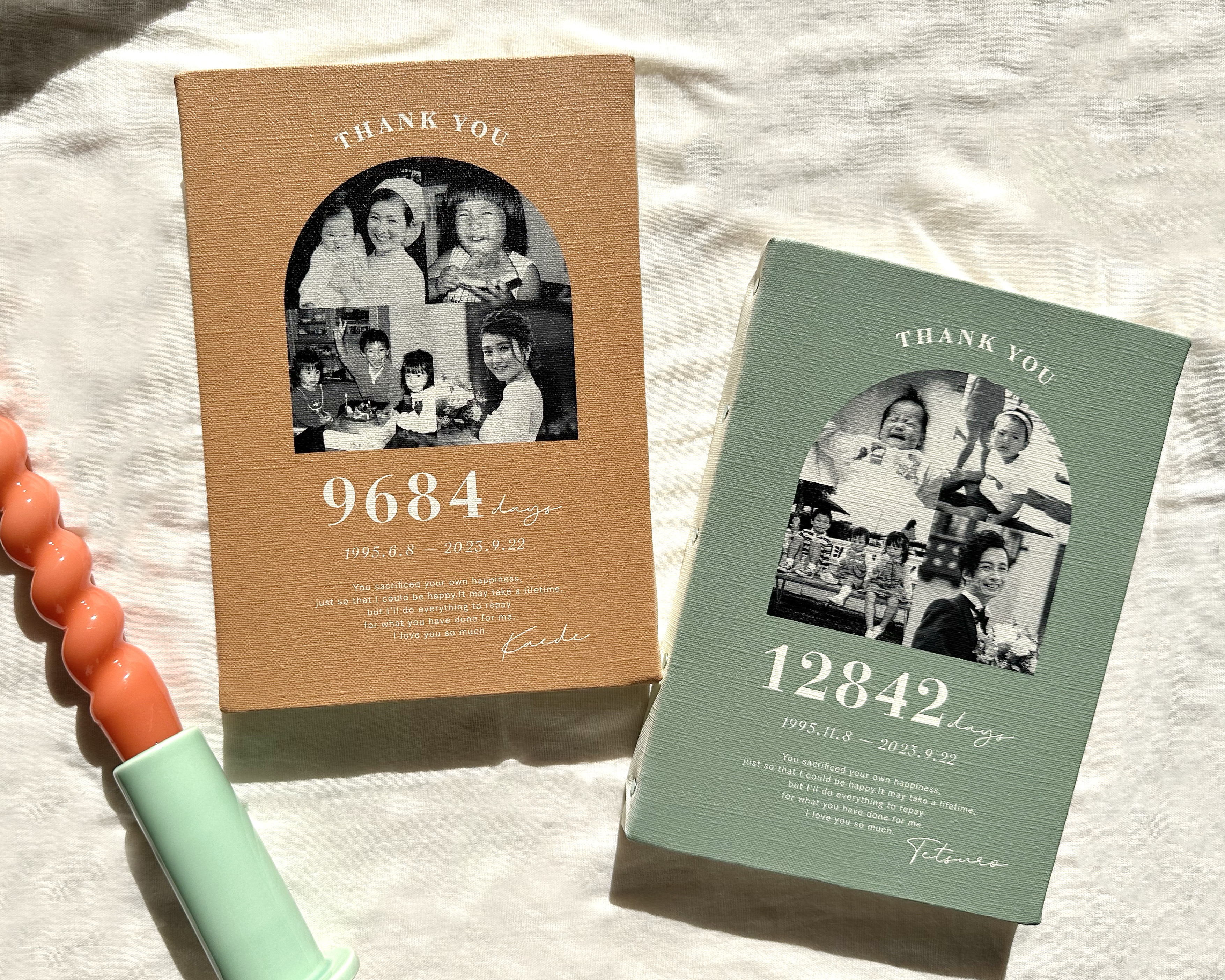 子育て感謝状｜選べるカラー｜arch｜キャンバス｜両親贈呈品