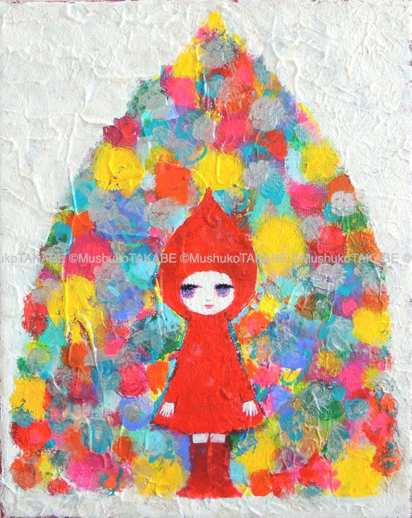 [Christmas of a red hood girl] #原画 #アート 2枚目の画像