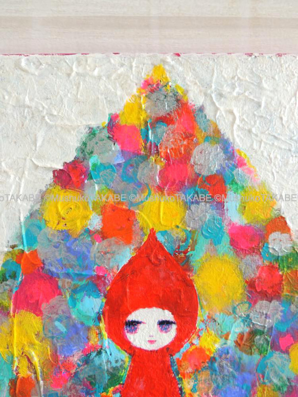 [Christmas of a red hood girl] #原画 #アート 4枚目の画像