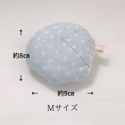 【Mサイズ】乳がん経験者が考えた乳がんパット〜和 Nagomi〜A赤色花柄 4枚目の画像